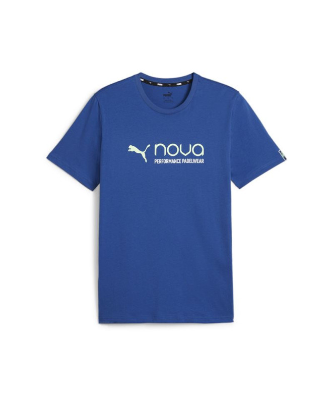 T-shirt pádel by Puma Individual Padel Blue Homme