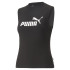 T-shirt Femme Puma Essentials Slim Logo Noir