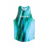 T-shirt by Trail Nnormal Race Tank Femme Print Blue