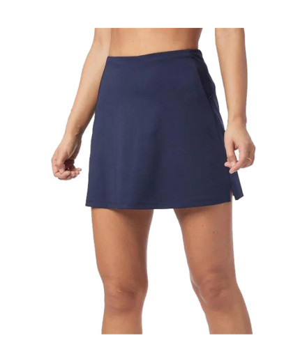 Jupe Pádel Wilson by Team Flat Front Classic Navy Blue Femme