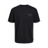 T-shirt Homme Jack And Jones Lisa Crewneck Noir