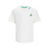 T-shirt Jack & Jones Jorcole Back Print Tee Ss Volume Mni White