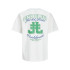 T-shirt Jack & Jones Jorcole Back Print Tee Ss Volume Mni White
