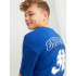 T-shirt Jack & Jones Jorcole Back Print Tee Ss Volume Mni Blue