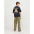T-shirt Jack & Jones Jorcole Back Print Tee Ss Volume Mni Navy