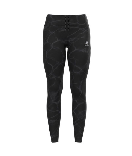 Leggings by Trail Odlo Zeroweight Print Femme Noir