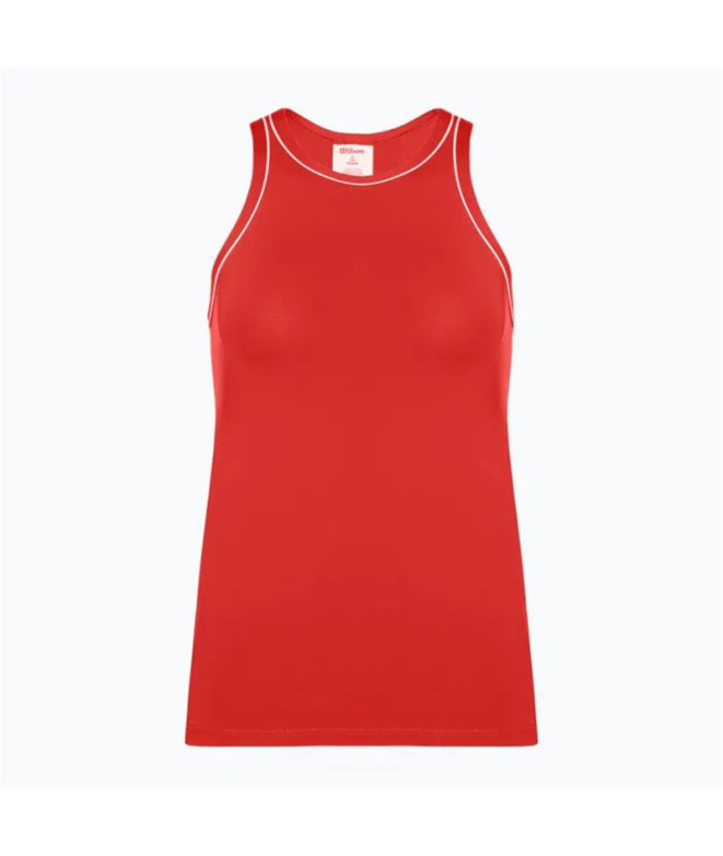 T-shirt Pádel Wilson de Team Tank Red Femme