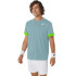 T-shirt de Tennis ASICS Court Ss Top Homme Aqua/Lime