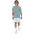 T-shirt de Tennis ASICS Court Ss Top Homme Aqua/Lime