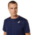 T-shirt par Tennis ASICS Court Stripe Homme Marino