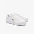 Chaussures Lacoste Vulcanisé Femme Blanc