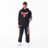 Sweat New Era Panneau surdimensionné NBA Chicago Bulls NBA Noir