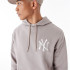 Sweat New Era League Essential Oversized New York Yankees Beige