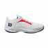 Chaussures Pádel Wilson Homme de Hurakn Pro Blanc/Rouge/Bleu