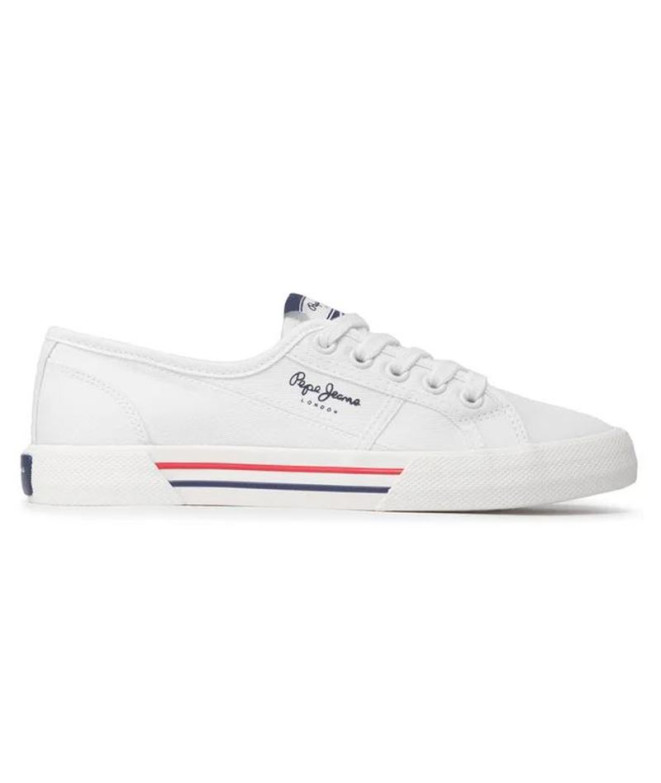 Chaussures Pepe Jeans Brady Basic Femme Blanc