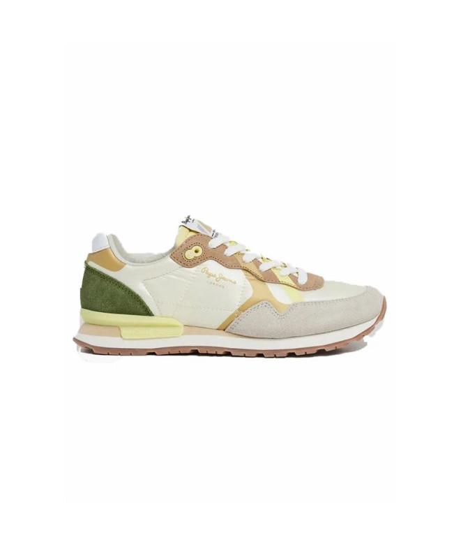 Chaussures Femme Pepe Jeans Brit Print Blanc