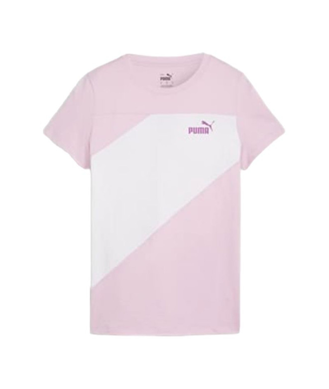 T-shirt Femme Puma Power Lilas