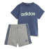 Ensemble adidas I Lin Co Set Enfant Bleu/Gris