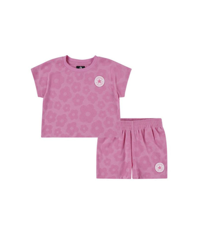 Ensemble Converse Jacquard floral Set Fille...