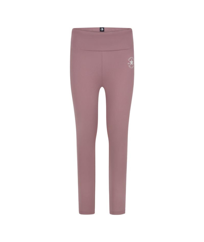 Leggings Converse Chuck Patch High Rise Rose Fille