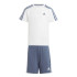Ensemble adidas 3Bands Enfant Blanc Bleu