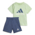Ensemble adidas Bl Coton Set Enfant Vert Bleu