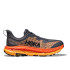 Chaussures de Trail Hoka Mafate Speed 4 Orange/Noir Homme