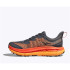 Chaussures de Trail Hoka Mafate Speed 4 Orange/Noir Homme