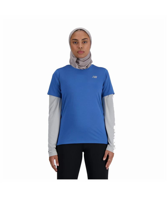 T-shirt New Balance Femme Sport Essentials Bleu