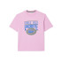 T-shirt Lacoste Cols Roules Homme Rosa