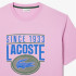T-shirt Lacoste Cols Roules Homme Rosa
