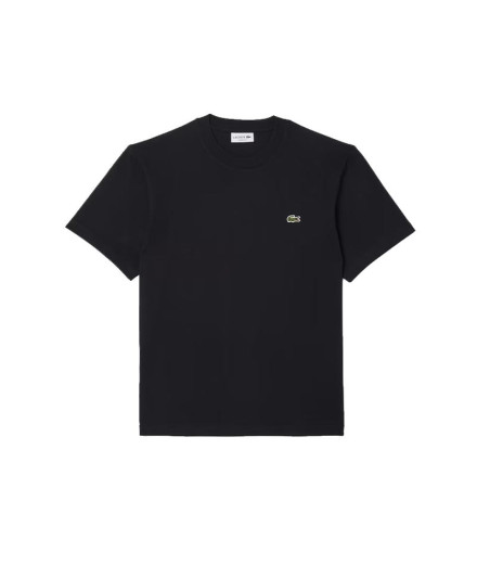 T-shirt Lacoste Cols Roules Homme Noir