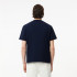 T-shirt Lacoste Cols Roules Homme Bleu marine