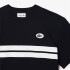 T-shirt Lacoste Cols Roules Homme Bleu marine
