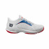 Chaussures Pádel Wilson Femme de Hurakn 2.0 Blanc/Bleu/Rouge