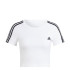T-shirt adidas 3 Bandes Baby Femme Blanc