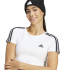 T-shirt adidas 3 Bandes Baby Femme Blanc
