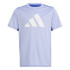 T-shirt de Fitness adidas Essentials U Tr-Es Logo Enfant Bleu