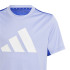 T-shirt de Fitness adidas Essentials U Tr-Es Logo Enfant Bleu