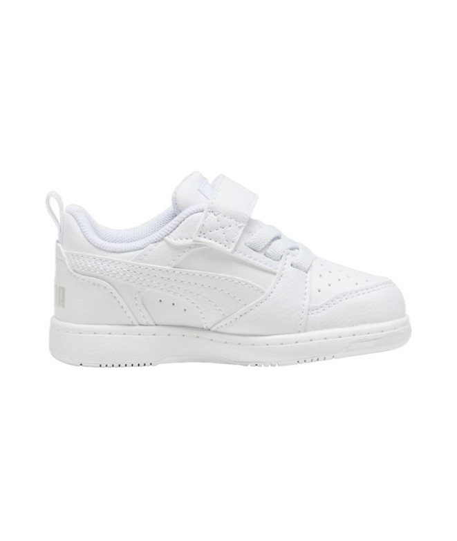 Chaussures Puma Rebound V6 Enfant Blanc