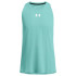 T-shirt Basket-ball Under Armour Baseline Homme de Green