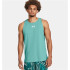 T-shirt Basket-ball Under Armour Baseline Homme de Green