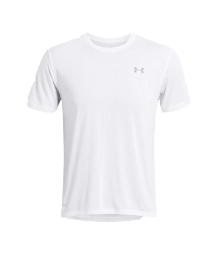 T-shirt Running Under Armour Homme de Launch Splatter White