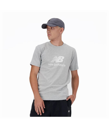 T-shirt New Balance Homme Sport Essentials Logo Gris