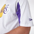 T-shirt New Era NBA Panel Oversized LA Lakers Blanc Homme