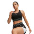 Brassiere de sport Fitness Femme by Puma 4KEEPS Elastic Noir