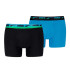 Slip de Puma Gradient Waistband 2P Homme Noir/Bleu