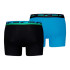 Slip de Puma Gradient Waistband 2P Homme Noir/Bleu