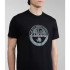 T-shirt Napapijri S-Bollo Ss 1 Noir 041 Homme