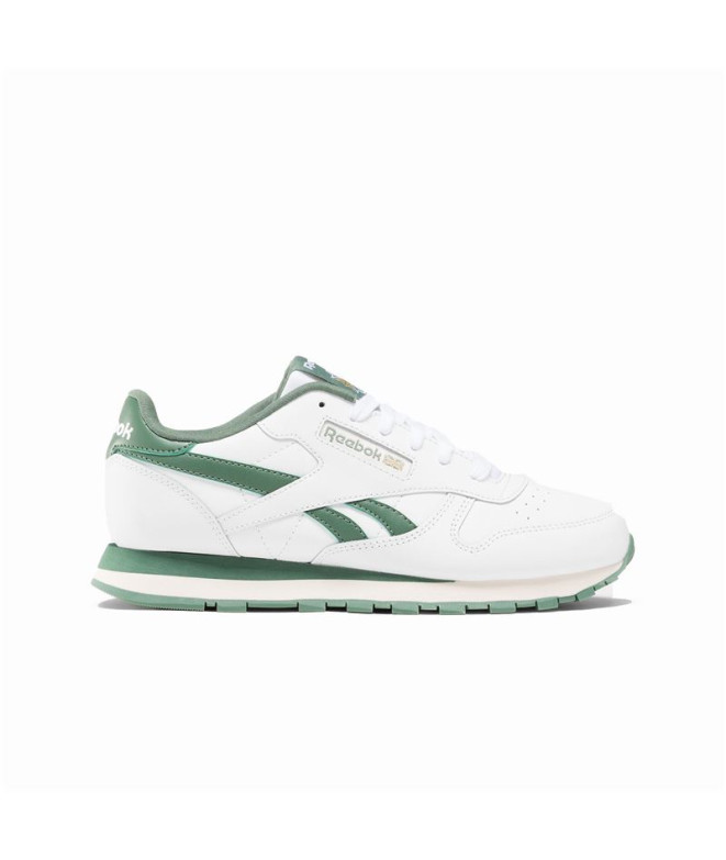 ChaussuresReebok Classic Cuir Enfant Blanc/Vert